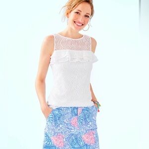 Lilly Pulitzer Ruffle Top